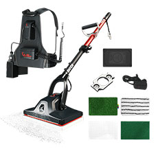 Motor Scrubber Floor Scrubber Cleaning Machine Shock Complete 9.8 in. Cleaning W MSSHOCKCOMP-US
