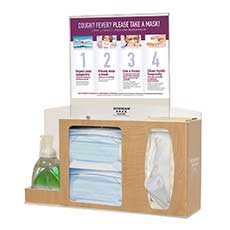 Cover Your Cough Compliance Kit ABS Plastic BD212-0023 - Maple BD212-0023