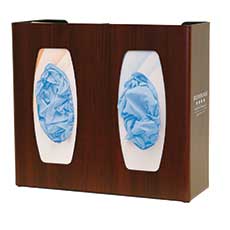 Glove Box Dispenser Double Fauxwood ABS Plastic GL020-0233 - Cherry GL020-0233
