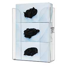 Glove Box Dispenser Triple PETG Plastic GP-330 - Clear GP-330