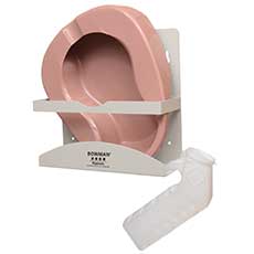 Bedpan/Urinal Dispenser Quartz Powder-Coated Aluminum NC001-0512 - Beige NC001-0512