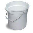 10qt. White Bucket - CLEARANCE CONT-8110W