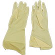 Galaxy Gloves #192 Series Amber Unlined Latex Gloves - 12 Pack GL-192S-CL