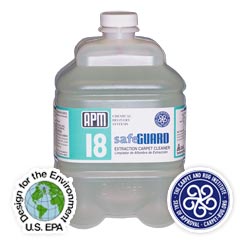 APM [1613] #18 safeGUARD Carpet Extraction Water Extraction Shampoo Concentrate - (6) 2 Liter Bottles