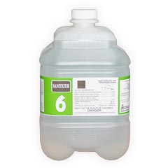 APM [1610] #6 SANITIZER No Rinse Sanitizer Concentrate - (6) 2 Liter Bottles