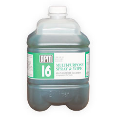 APM [1636] #16 Multi Purpose Spray &amp; Wipe Disinfectant/Cleaner Concentrate - (6) 2 Liter Bottles
