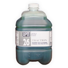 APM [1648] #26 TRACTION Quarry Tile Floor Cleaner/Degreaser Concentrate - (6) 2 Liter Bottles