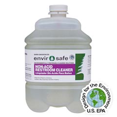 APM [1401] Envir-O-Safe Non-Acid Restroom Cleaner Concentrate - (6) 2 Liter Bottles