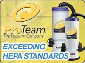 ProTeam - Commercial Backpack, Canister & Upright Vacuum Cleaners