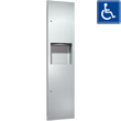 American Specialties [6467-9] SIMPLICITY™ Surface Mounted Paper Towel Dispenser &amp; Waste Receptacle