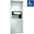 American Specialties [64696] SIMPLICITY™ Roll Paper Towel Dispenser & Waste Receptacle ASI-64696