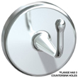American Specialties [0751-A] Exposed Surface Mounted Chrome Plated Brass Heavy-Duty Robe Hook - 3 1/4" Projection