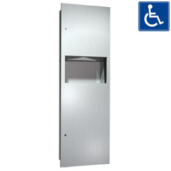 American Specialties [6462] SIMPLICITY™ Paper Towel Dispenser and Waste Receptacle ASI-6462