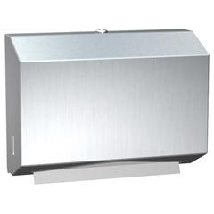 American Specialties [0215] Traditional™ Stainless Steel C-Fold/Multi-Fold Paper Towel Dispenser - Petite - Satin Finish