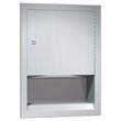 American Specialties [0457] Traditional™ Recessed Stainless Steel C-Fold/Multi-Fold Paper Towel Dispenser - Satin Finish ASI-0457