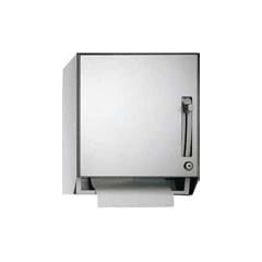 American Specialties [8522] Traditional™ Stainless Steel Roll Paper Towel Lever-Type Dispenser - Satin Finish