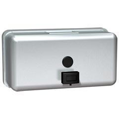 American Specialties [0345] Surface Mounted Horizontal Liquid Soap Dispenser - 40 oz. Capacity