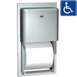 American Specialties [9031] Recessed Dual Roll Toilet Tissue Dispenser ASI-9031