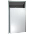 American Specialties [0458] Traditional™ Semi-Recessed Stainless Steel Wall Mount Waste Receptacle - 12 Gallon ASI-0458