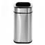 Alpine Industries 10 L / 2.6 Gal Stainless Steel Slim Open Trash Can, Brushed Stainless Steel ALP-470-10L