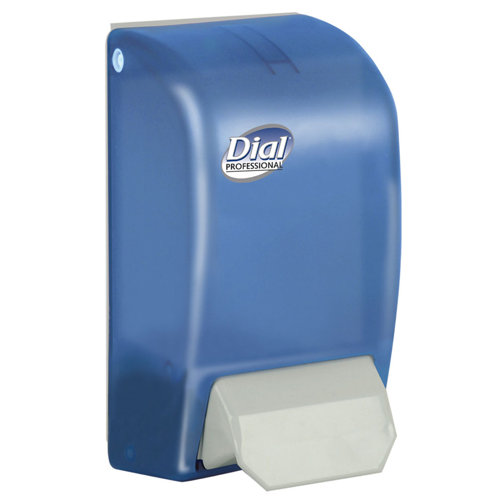 Dial Complate Translucent Blue Hand Soap Dispenser UnoClean