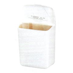 HOSPECO [250/201W] Plastic Convertible Sanitary Napkin Disposal Receptacle - White