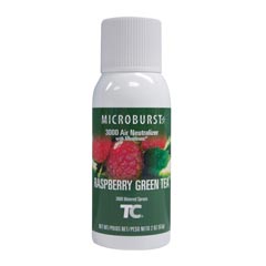 Technical Concepts [750362] Microburst® 3000 Aerosol Air Neutralizer Refills - 12 Pack - Raspberry Green Tea