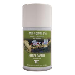 Technical Concepts [750367] Microburst® 9000 Aerosol Air Neutralizer Refills - 4 Pack - Herbal Garden