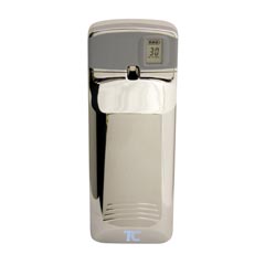 Technical Concepts AutoFresh® SELECT™ Odor Control Aerosol Dispenser - Chrome - LCD