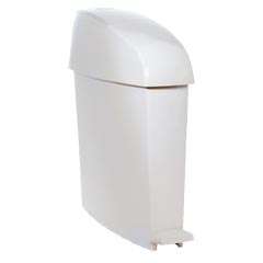 Technical Concepts Sanitary Disposal System - 5 Gallon Bin - White