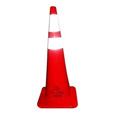 Cortina Safety Florida DOT Traffic Cone - Orange/Black 0350025OCSP