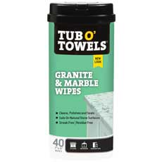 Tub O Towels Granite & Marble Polishing Cleaning Wipes (40 Ct.) 602438