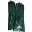 (12) MCR Safety Premium Grade Supported PVC Gloves 18 in. Gauntlets Large - Green 6418MG