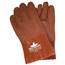 (12) Premium Grade Supported PVC Gloves Double Dipped 10 in. Gauntlets Large - Red 6451SMG