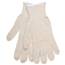 (12) MCR Safety Regular Weight String Knit Gloves 60/40 Cotton/Poly Large - Natural 9636LMG