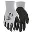 MCR Safety NXG Foam Nitrile Dip Gloves Large - Black/Gray 9673LMG