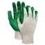 (12) MCR Safety Industry Standard Gloves Large - Natural/Green 9681LMG