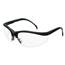 MCR Safety Klondike Eyewear Black Frame Anti-Fog Lens - Clear KD110AFC
