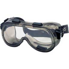 MCR Safety Verdict Goggles Foam Lined Smoke Body Clear Lens 2410FC