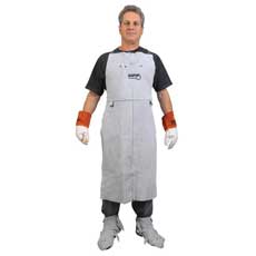 MCR Safety Leather Welding Apron 24 x 42 in. - Gray 38142MWMG