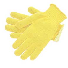 (12) MCR Safety Kevlar Gloves Plaited Large - Yellow 9362LMG