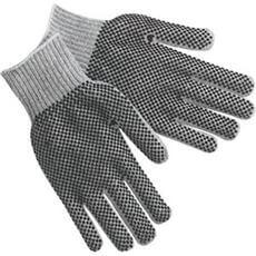 MCR Safety Regular Weight PVC Coated String Knit Gloves 70/30 Cotton/Poly Large 9660MMG