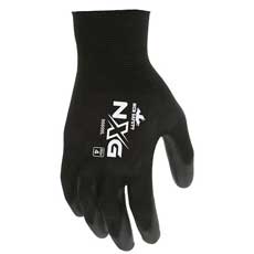 MCR Safety NXG PU Coated Work Gloves Large - Black 96699LMG