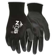 MCR Safety NXG PU Gloves Medium - Black 9669MMG