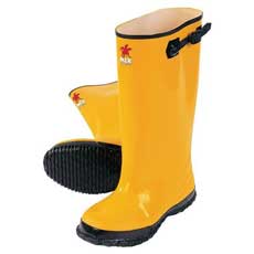 MCR Safety 17 in. Rubber Slush Boots Size 14 - Yellow/Black BYR10014RC