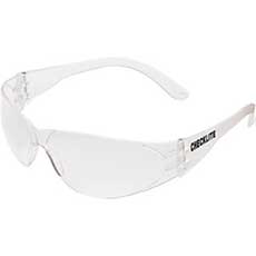 MCR Safety Checklite Eyewear Frame and Lens - Clear CL110C