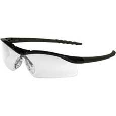 MCR Safety Dallas Eyewear Black Frame, Clear Anti-Fog Lens DL110AFC