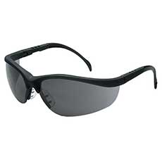 MCR Safety Klondike Eyewear Black Frame Lens - Gray KD112C