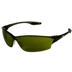 MCR Safety LW2 Series Welding Eyewear Black Frame, Green 5.0 Filter Lens LW2150C