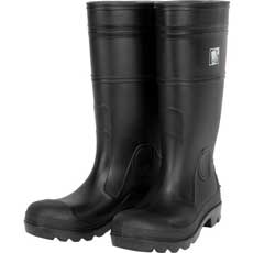 MCR Safety 14 in. PVC Boots Steel Toe Size 13 - Black PBS12013RC
